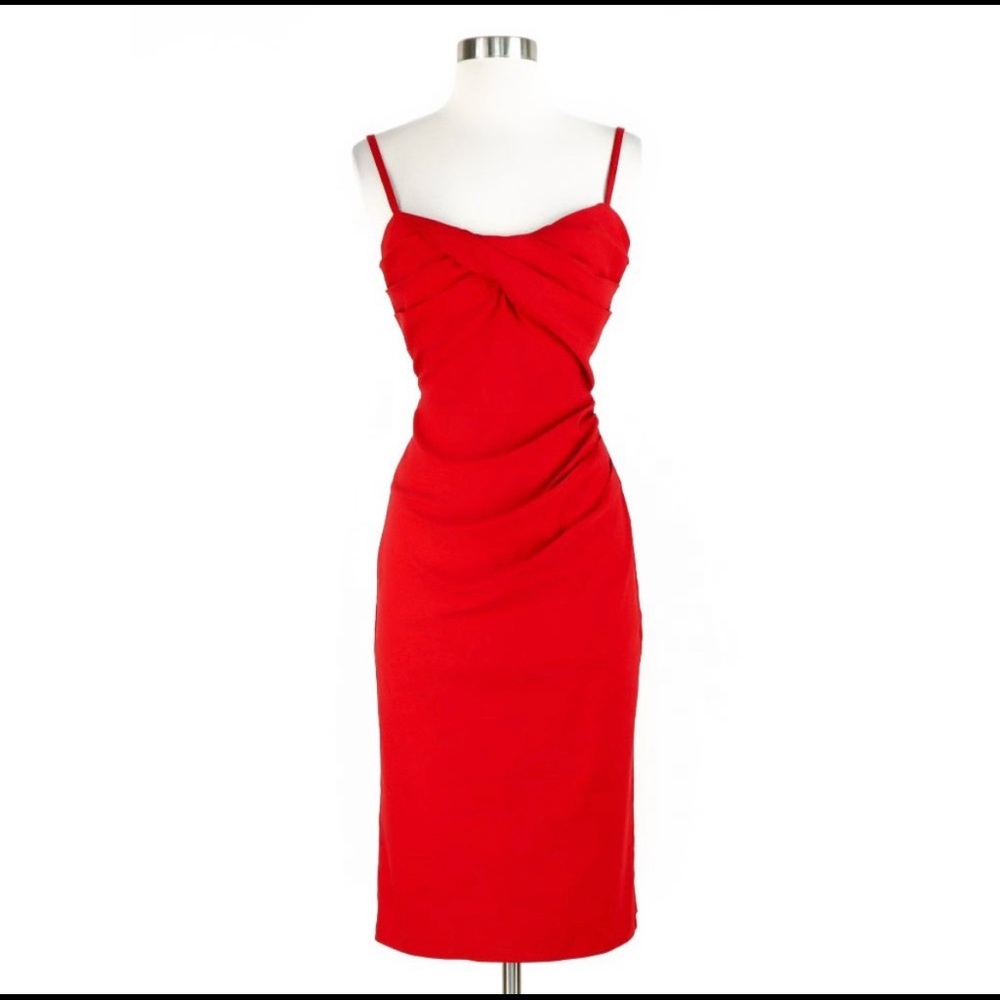 Stop Staring red body-con dress size small